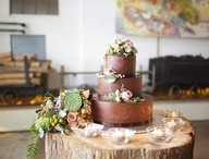 Kakebord av en stubbe..