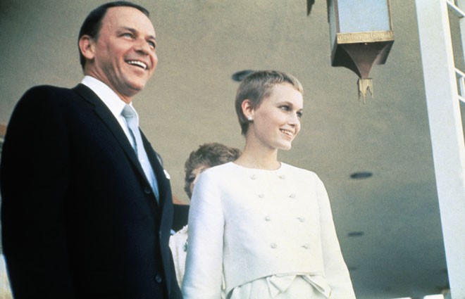 Mia Farrow brudekjoler bryllup